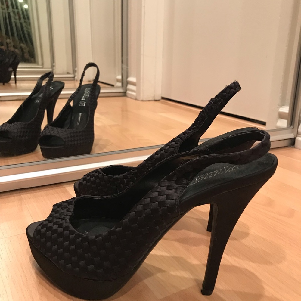 Black Marypaz authentic handmade italian heels